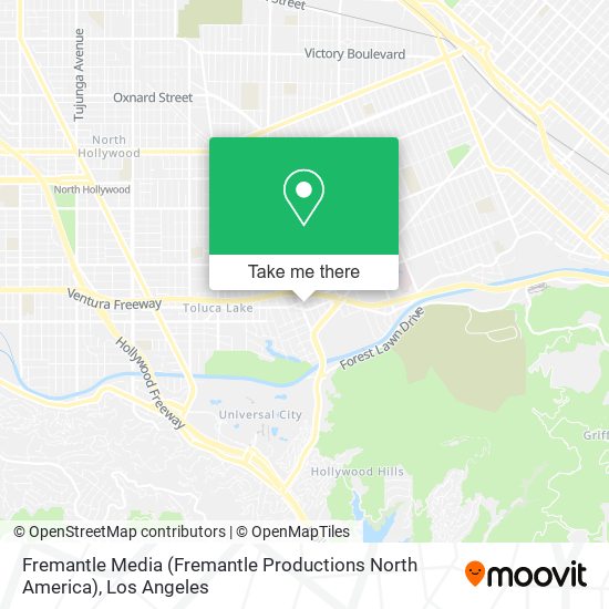 Mapa de Fremantle Media (Fremantle Productions North America)