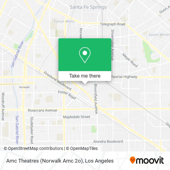 Mapa de Amc Theatres (Norwalk Amc 2o)