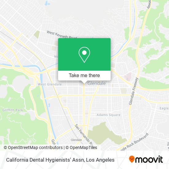 California Dental Hygienists' Assn map