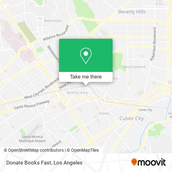 Donate Books Fast map