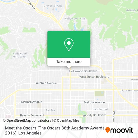 Meet the Oscars (The Oscars 88th Academy Awards 2016) map