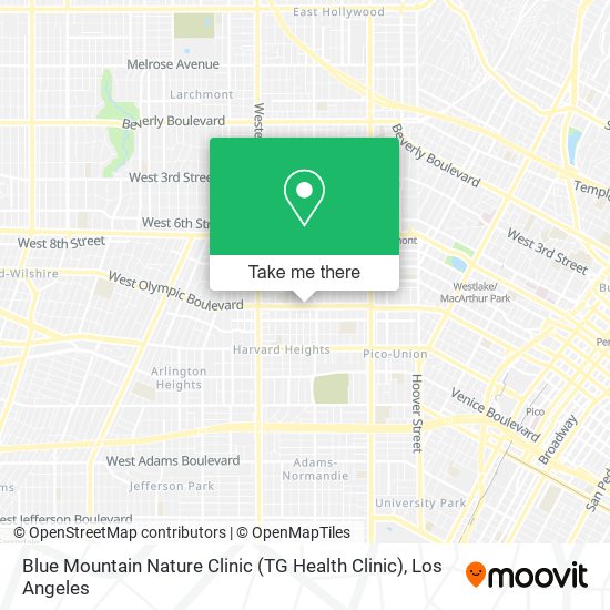 Mapa de Blue Mountain Nature Clinic (TG Health Clinic)