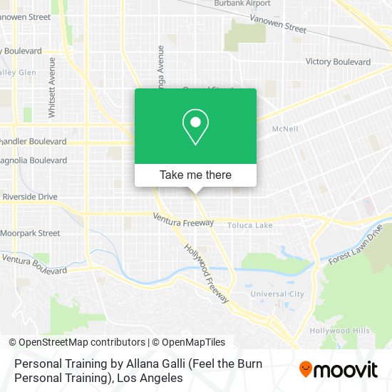 Mapa de Personal Training by Allana Galli (Feel the Burn Personal Training)