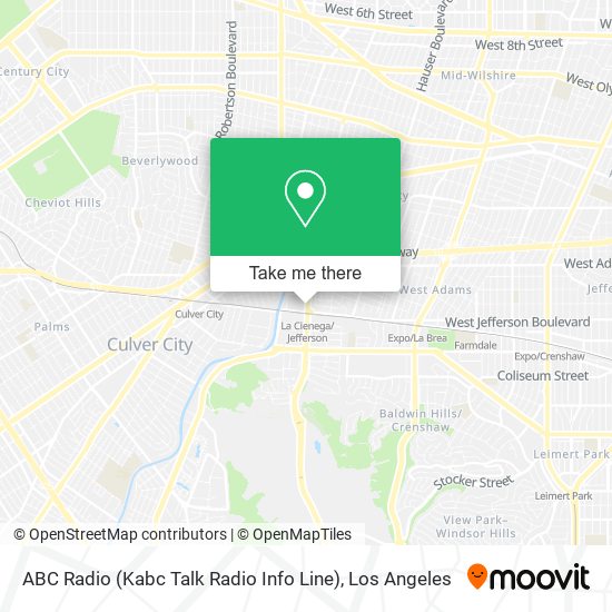 ABC Radio (Kabc Talk Radio Info Line) map