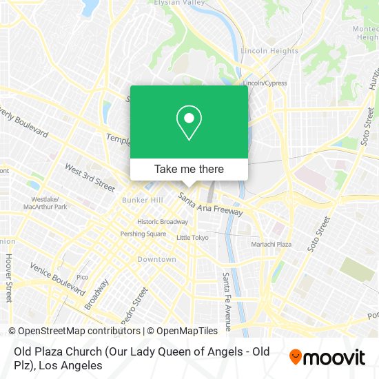Old Plaza Church (Our Lady Queen of Angels - Old Plz) map