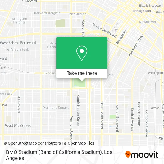 BMO Stadium (Banc of California Stadium) map