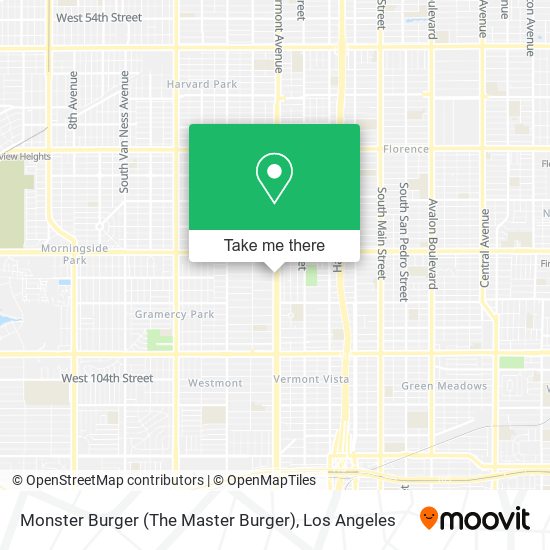 Mapa de Monster Burger (The Master Burger)