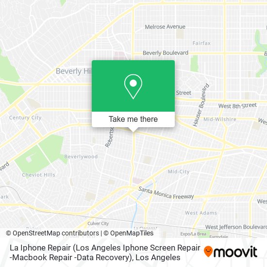 Mapa de La Iphone Repair (Los Angeles Iphone Screen Repair -Macbook Repair -Data Recovery)