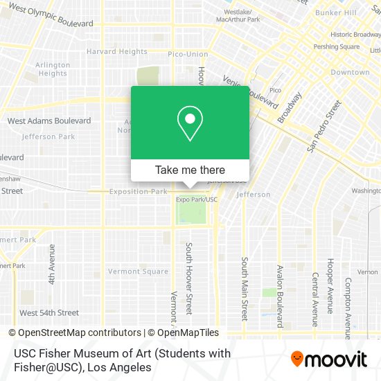 USC Fisher Museum of Art (Students with Fisher@USC) map
