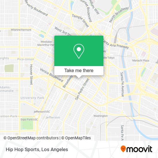 Hip Hop Sports map