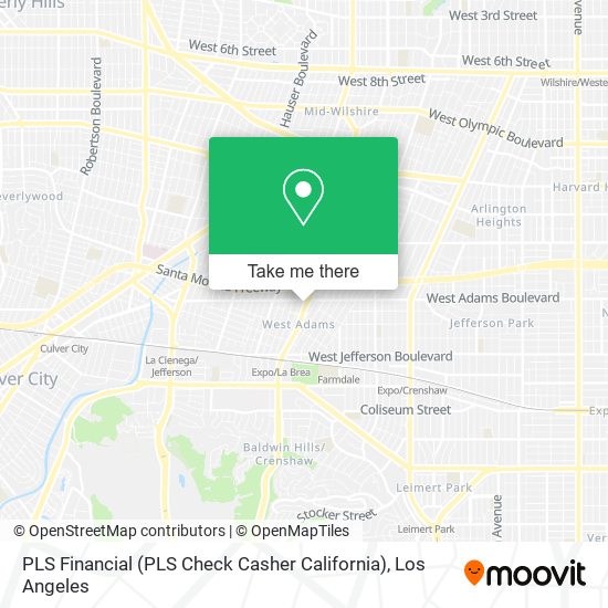 PLS Financial (PLS Check Casher California) map