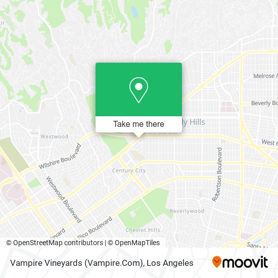 Mapa de Vampire Vineyards (Vampire.Com)