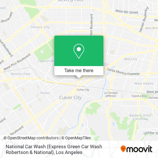 National Car Wash (Express Green Car Wash Robertson & National) map