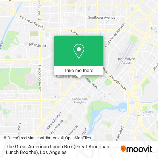 The Great American Lunch Box map