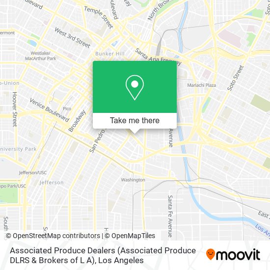 Associated Produce Dealers (Associated Produce DLRS & Brokers of L A) map