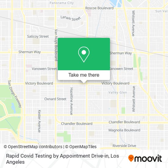 Rapid Covid Testing by Appointment Drive-in map