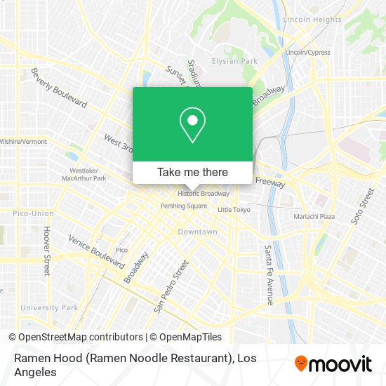 Ramen Hood (Ramen Noodle Restaurant) map