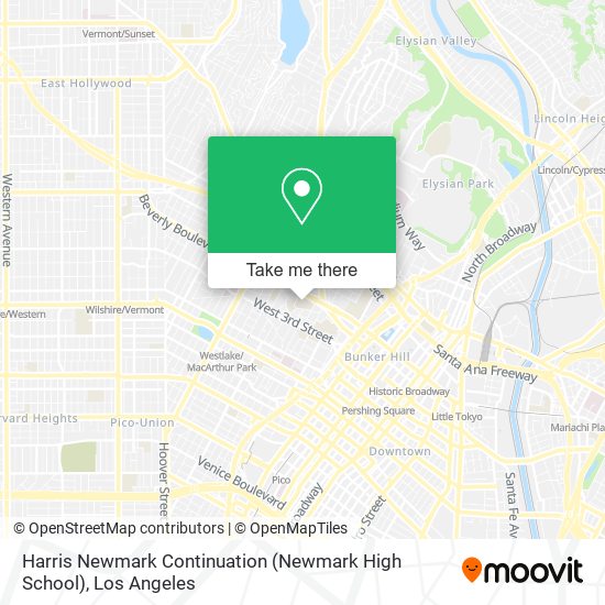Mapa de Harris Newmark Continuation (Newmark High School)