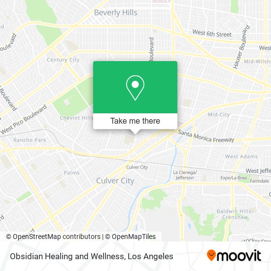 Mapa de Obsidian Healing and Wellness
