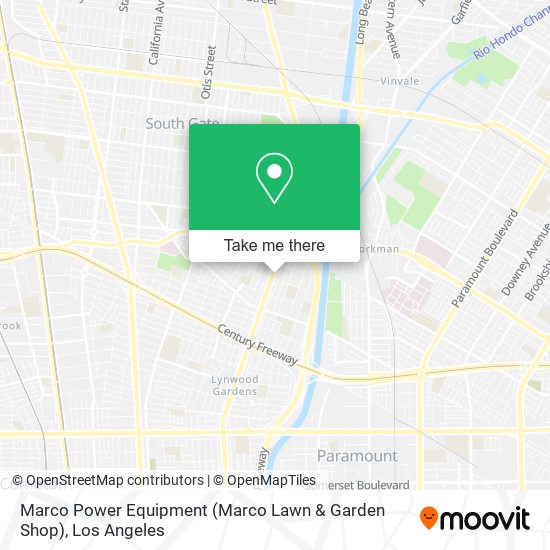 Mapa de Marco Power Equipment (Marco Lawn & Garden Shop)