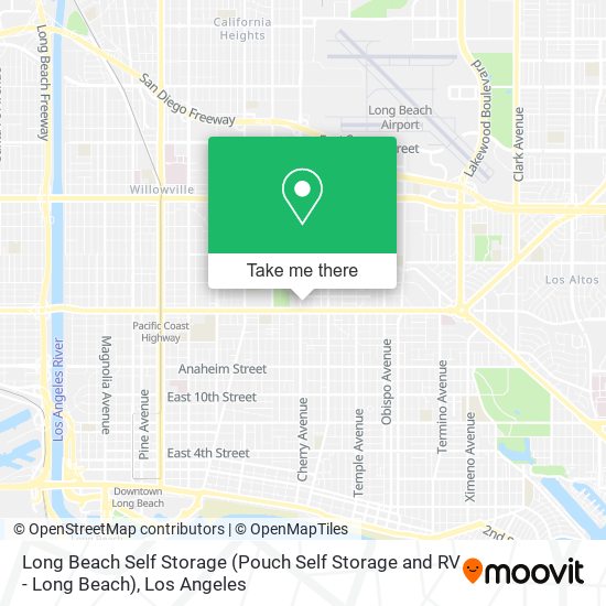 Long Beach Self Storage (Pouch Self Storage and RV - Long Beach) map