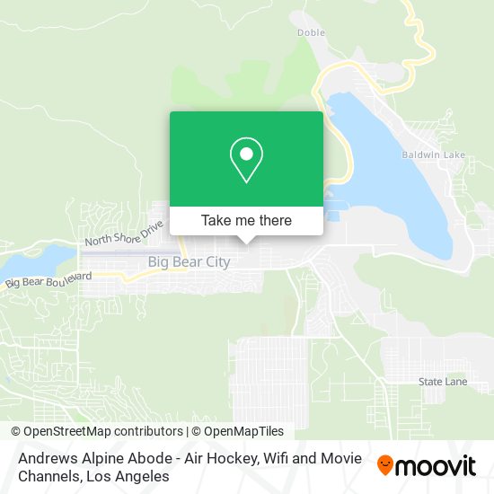 Mapa de Andrews Alpine Abode - Air Hockey, Wifi and Movie Channels