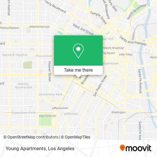 Young Apartments map