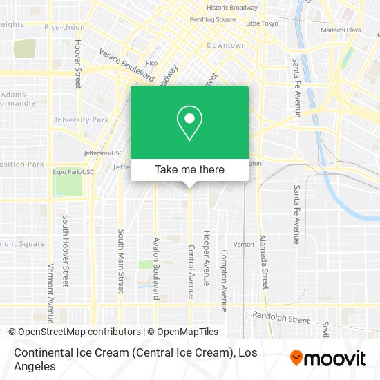 Mapa de Continental Ice Cream (Central Ice Cream)