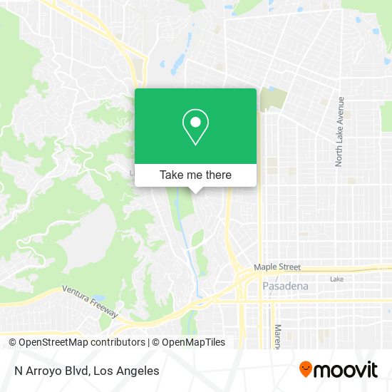 N Arroyo Blvd map