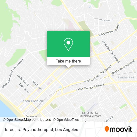 Israel Ira Psychotherapist map