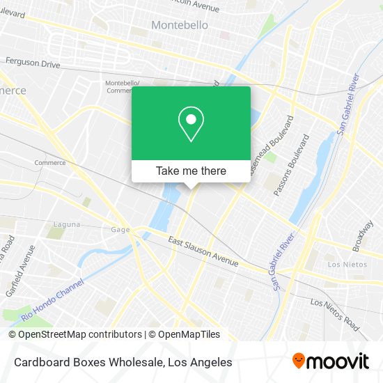 Cardboard Boxes Wholesale map