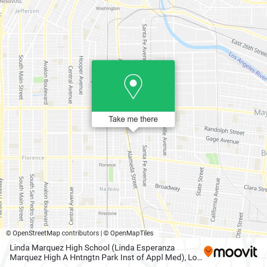 Linda Marquez High School (Linda Esperanza Marquez High A Hntngtn Park Inst of Appl Med) map