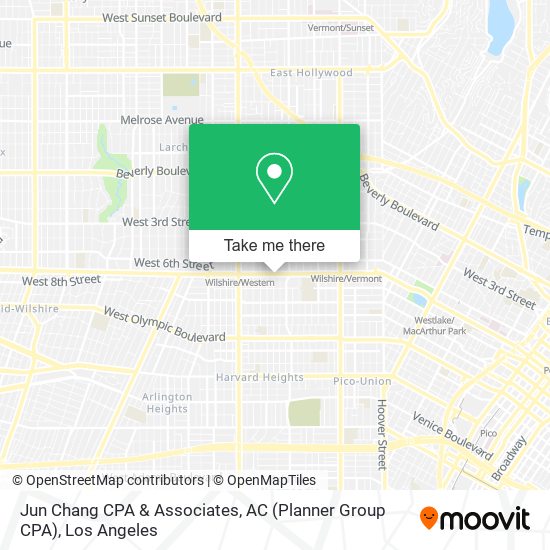 Mapa de Jun Chang CPA & Associates, AC (Planner Group CPA)
