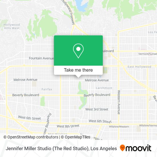 Jennifer Miller Studio (The Red Studio) map