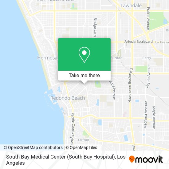 Mapa de South Bay Medical Center (South Bay Hospital)