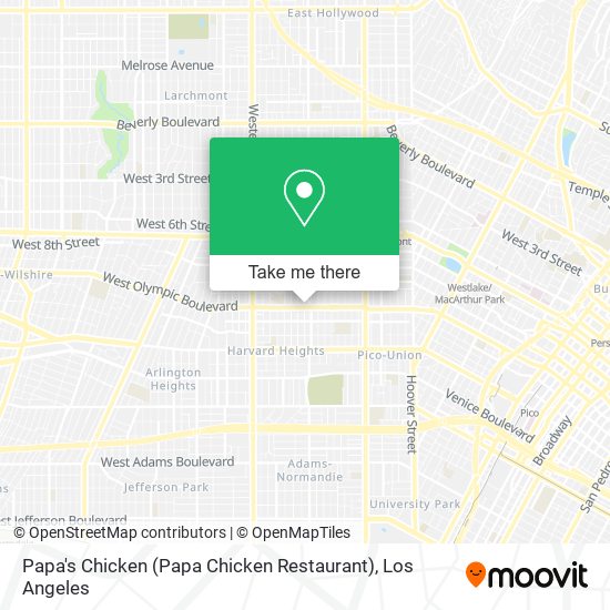 Mapa de Papa's Chicken (Papa Chicken Restaurant)
