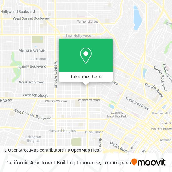 Mapa de California Apartment Building Insurance