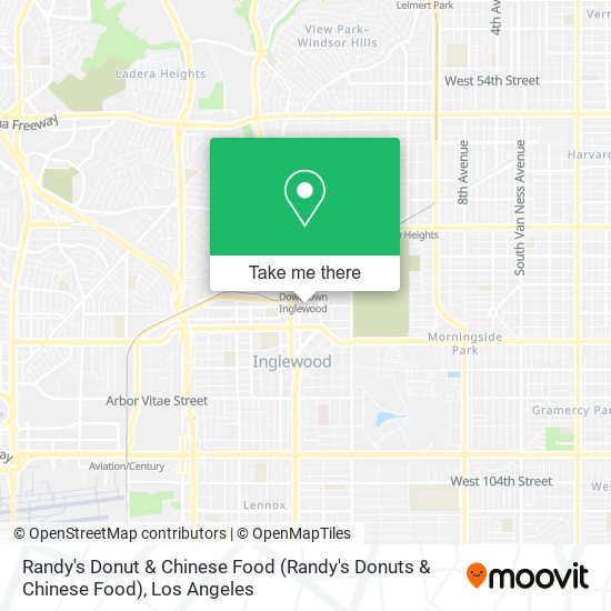 Mapa de Randy's Donut & Chinese Food