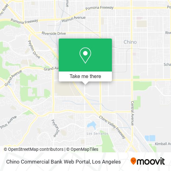 Chino Commercial Bank Web Portal map