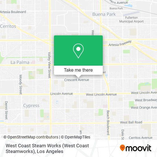 Mapa de West Coast Steam Works (West Coast Steamworks)