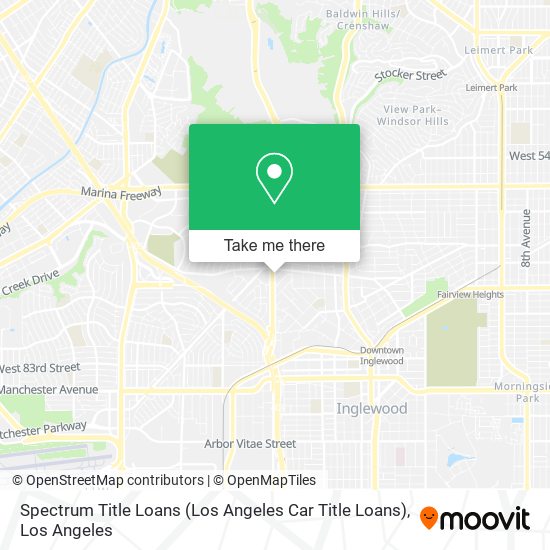 Spectrum Title Loans (Los Angeles Car Title Loans) map