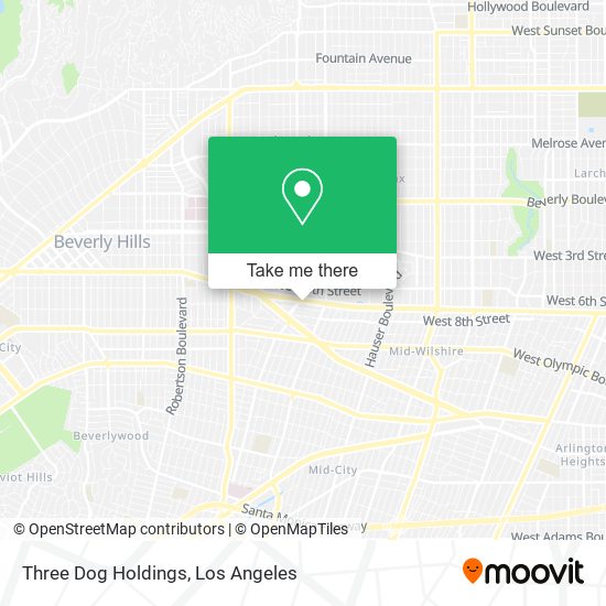 Mapa de Three Dog Holdings