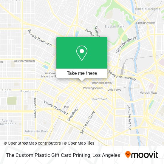 Mapa de The Custom Plastic Gift Card Printing