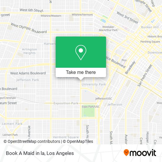 Book A Maid in la map