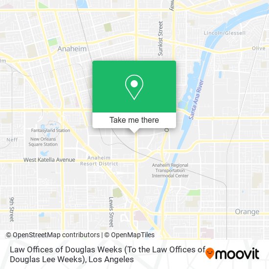 Mapa de Law Offices of Douglas Weeks (To the Law Offices of Douglas Lee Weeks)