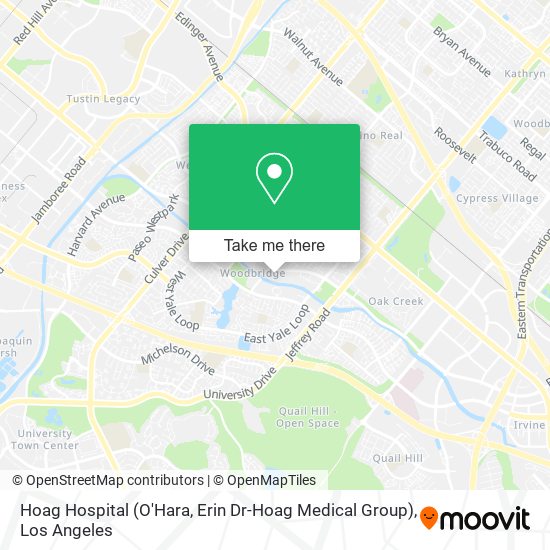Hoag Hospital (O'Hara, Erin Dr-Hoag Medical Group) map