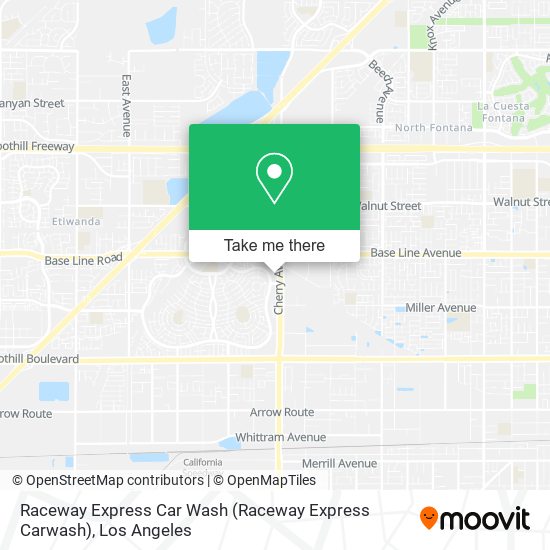 Mapa de Raceway Express Car Wash (Raceway Express Carwash)