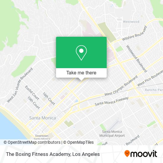 The Boxing Fitness Academy map