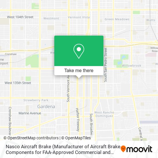 Nasco Aircraft Brake map