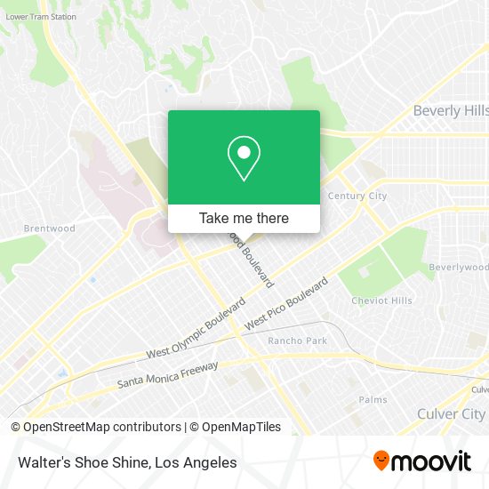 Walter's Shoe Shine map